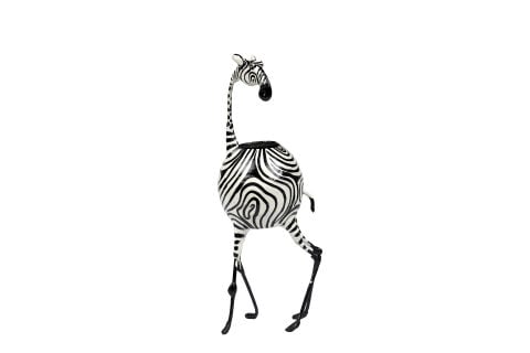 ZEBRA FİGÜRLÜ ŞAMDAN