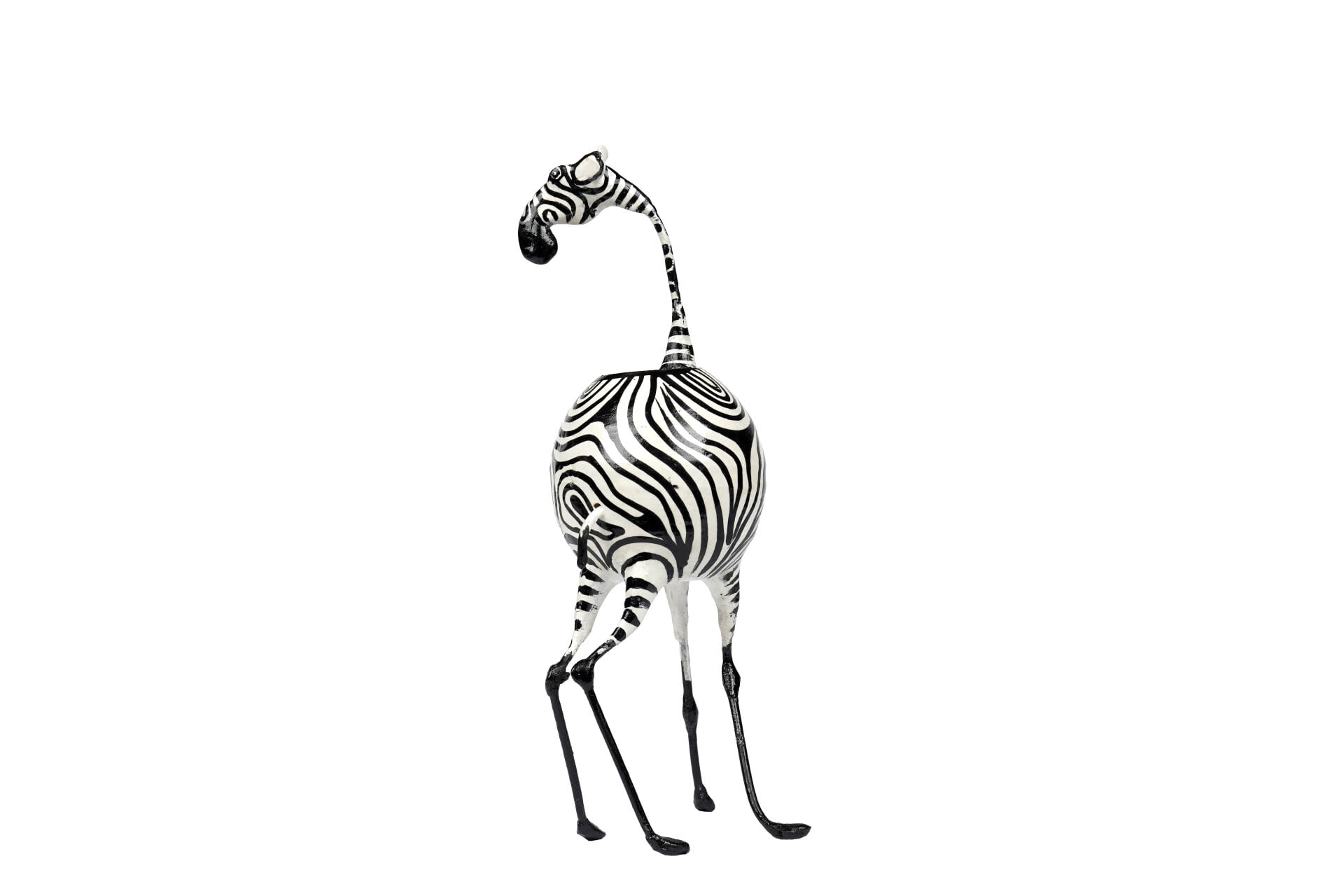 ZEBRA FİGÜRLÜ ŞAMDAN